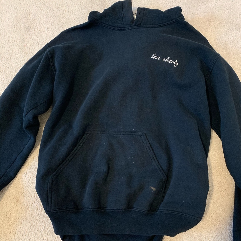 Black hoodie
